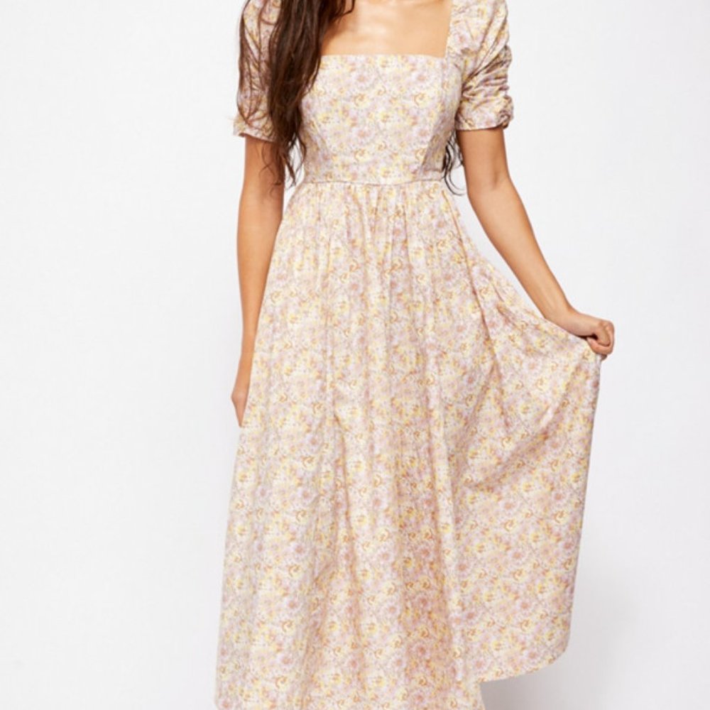 Free People She's A Dream Midi Dress